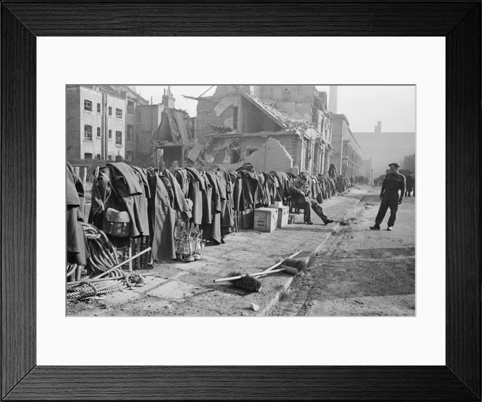 Framed Print : Bomb damage, Chelsea, 25th Feb 1944 Framed Print : Bomb damage, Chelsea, 25th Feb 1944
