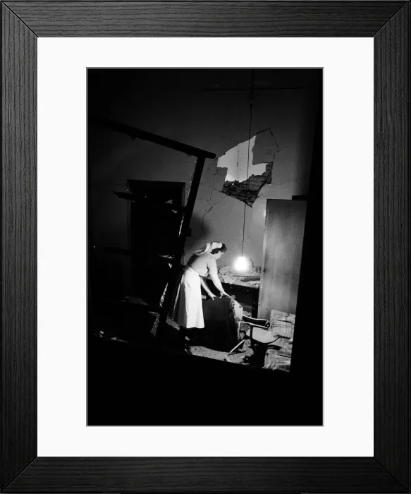 Framed Print : V1 (Robotplane) hits the Royal Free Hospital, Hampstead but the lights stay Framed Print : V1 (Robotplane) hits the Royal Free Hospital, Hampstead but the lights stay