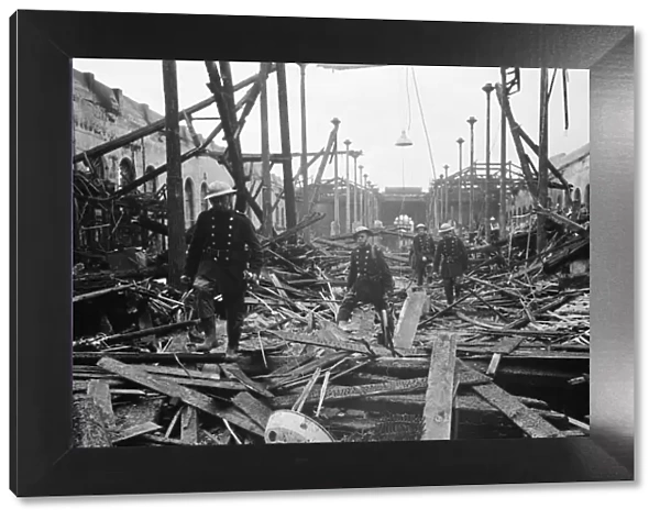 Bomb Damage at Market Hall, Birmingham, Circa 1940