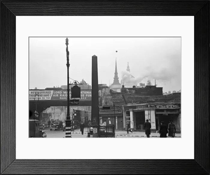 Framed Print : Blackfriars Bridge, London, 22nd February 1942