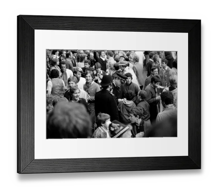 Framed Print : Home Internationals 1980  /  81 Season, England v Scotland at Wembley