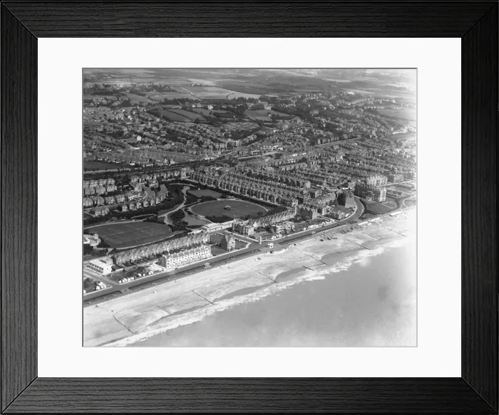 Framed Print : Aerial view of Bexhill-on-Sea Framed Print : Aerial view of Bexhill-on-Sea
