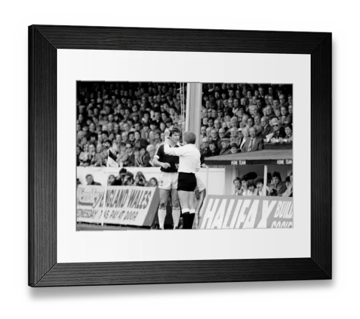 Framed Print : Home Internationals 1980 / 81 Season Scotland v. Wales. The final score was a two nil Framed Print : Home Internationals 1980 / 81 Season Scotland v. Wales. The final score was a two nil