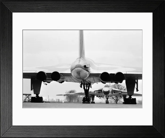 Framed Print : Avro Vulcan Bombers at RAF Station 12th February 1965 Framed Print : Avro Vulcan Bombers at RAF Station 12th February 1965
