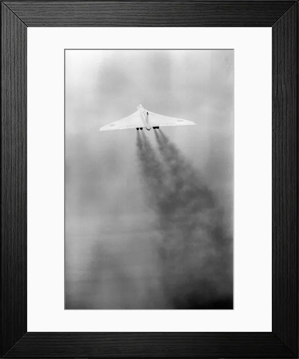 Framed Print : Avro Vulcan Bombers at RAF Station Wittering 16th July 1963 Framed Print : Avro Vulcan Bombers at RAF Station Wittering 16th July 1963