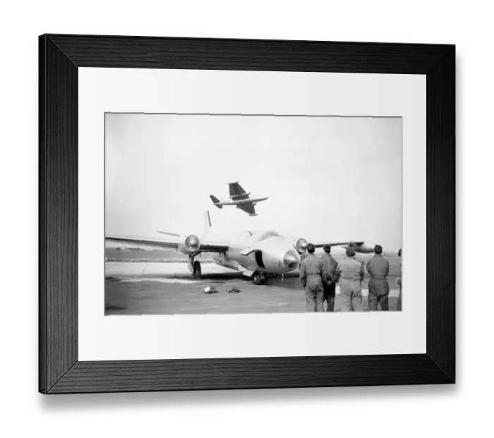 Framed Print : English Electric Canberra B6 Bomber Aircraft 12th March 1956 Framed Print : English Electric Canberra B6 Bomber Aircraft 12th March 1956