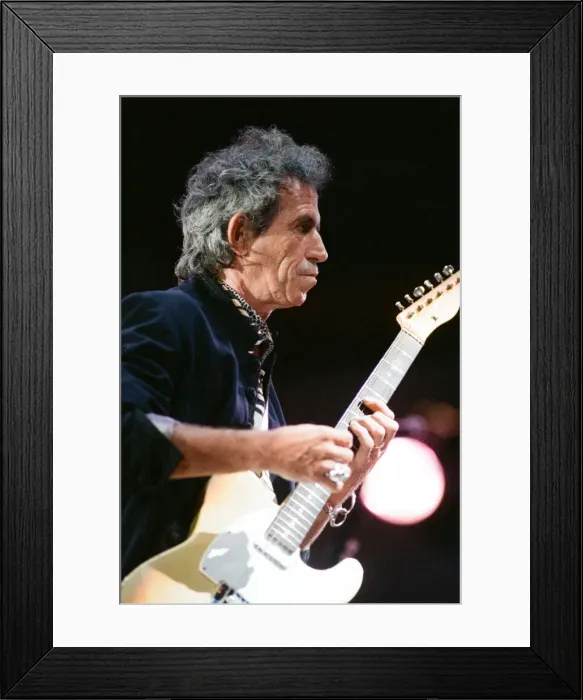 Framed Print : Rolling Stones: Keith Richards in Concert at Double Door, Chicago Framed Print : Rolling Stones: Keith Richards in Concert at Double Door, Chicago