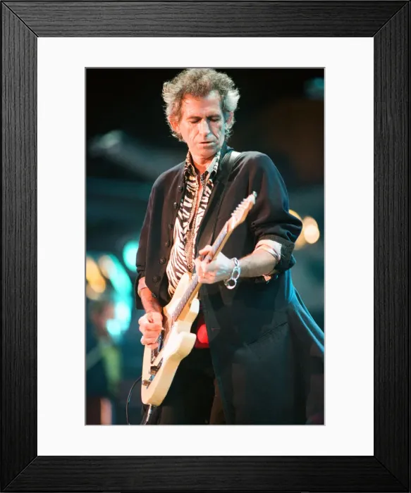 Framed Print : Rolling Stones: Keith Richards in Concert at Double Door, Chicago Framed Print : Rolling Stones: Keith Richards in Concert at Double Door, Chicago