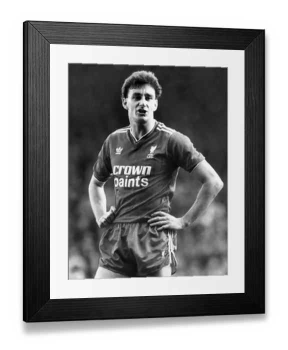 Framed Print : John Aldridge of Liverpool. 28th April 1987 Framed Print : John Aldridge of Liverpool. 28th April 1987