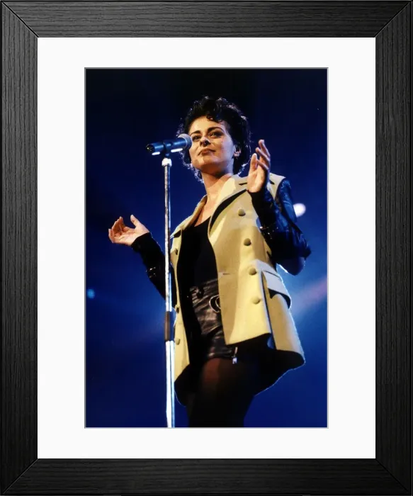 Framed Print : Singer Lisa Stansfield performing on stage at FR Le Zenith Framed Print : Singer Lisa Stansfield performing on stage at FR Le Zenith