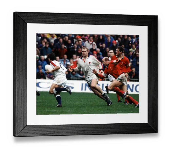 Framed Print : Dean Richards, Leicester and England rugby player. 18th FEB 1995 Framed Print : Dean Richards, Leicester and England rugby player. 18th FEB 1995