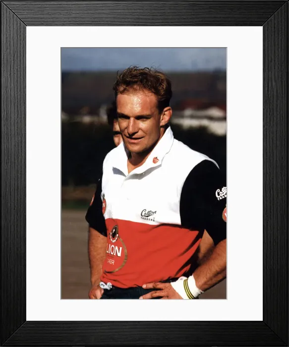 Framed Print : Springboks captain Francois Pienaar - 24th October 1994