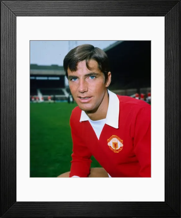 Framed Print : Manchester United football player Martin Buchan August 1972 Framed Print : Manchester United football player Martin Buchan August 1972