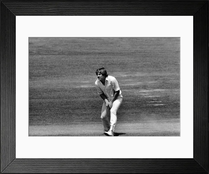 Framed Print : Ian Botham Englands new star stole the show at Lords today when he finished with 8 Framed Print : Ian Botham Englands new star stole the show at Lords today when he finished with 8