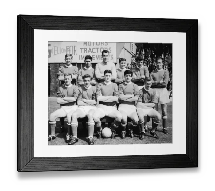 Framed Print : Abderdeen FC pose for a pre season group photograph 1964 -1965 Framed Print : Abderdeen FC pose for a pre season group photograph 1964 -1965