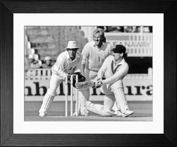 Framed Print : England V. Australia: 5th Cornhill Test Edgbaston. In ActionAustralian Caption Allan Framed Print : England V. Australia: 5th Cornhill Test Edgbaston. In ActionAustralian Caption Allan