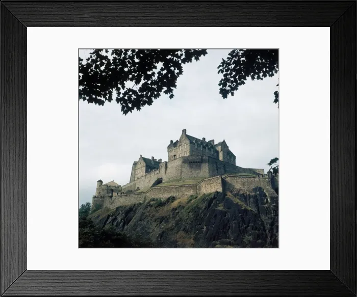Framed Print : Edinburgh Castle, Scotland circa 1975 Framed Print : Edinburgh Castle, Scotland circa 1975
