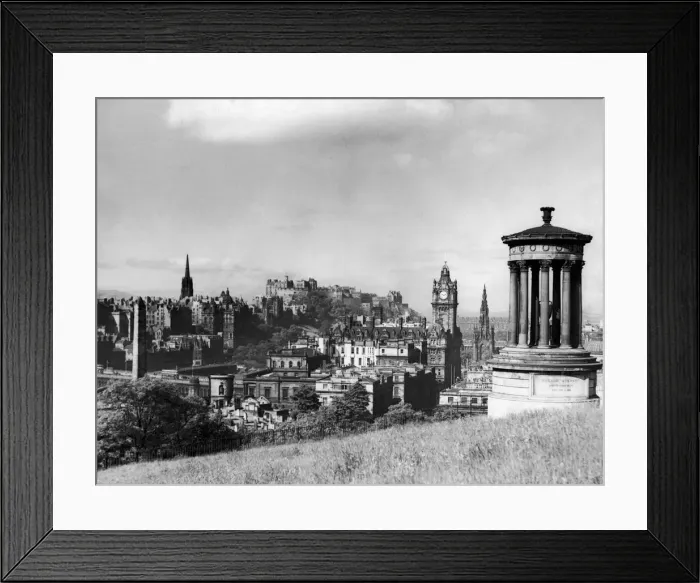 Framed Print : A view of Edinburgh showing the Castle, June 1947 Framed Print : A view of Edinburgh showing the Castle, June 1947