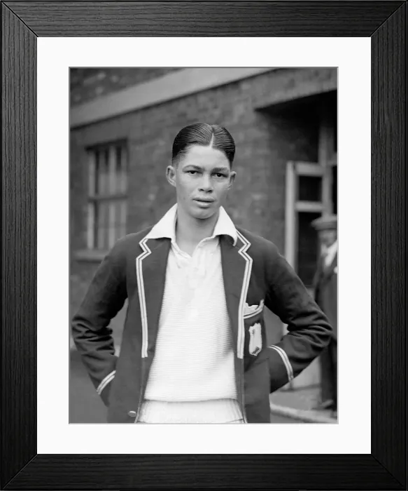 Framed Print : West Indian cricket team in England in 1933 Cyril Christiani wicketkeeper