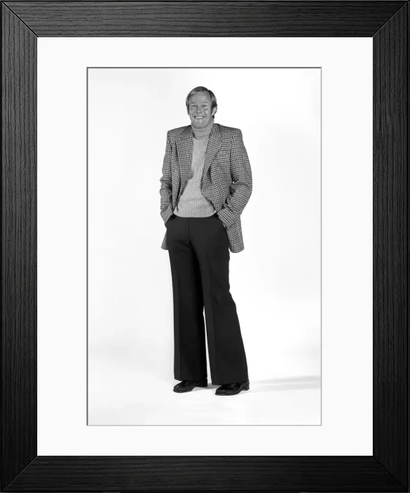 Framed Print : England cricket captain Tony Greig in the studio. November 1976 Framed Print : England cricket captain Tony Greig in the studio. November 1976
