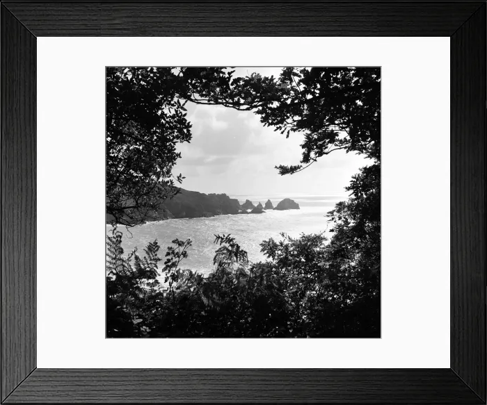 Framed Print : A view of Jerbourg Point on the island of Guernsey, Channel Islands. September 1965 Framed Print : A view of Jerbourg Point on the island of Guernsey, Channel Islands. September 1965