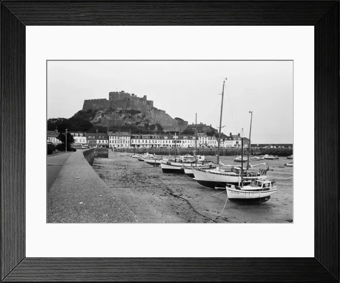 Framed Print : General view of the harbour in St Helier on the Channel Island of Jersey Framed Print : General view of the harbour in St Helier on the Channel Island of Jersey