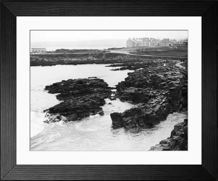 Framed Print : The rocky coastline near Portrush in County Londonderry Northern Ireland. 25th April 1928 Framed Print : The rocky coastline near Portrush in County Londonderry Northern Ireland. 25th April 1928