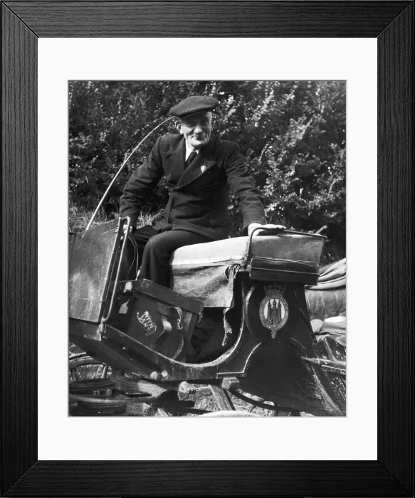 Framed Print : Charley Perree, a land owner on the Channel Island of Sark Framed Print : Charley Perree, a land owner on the Channel Island of Sark