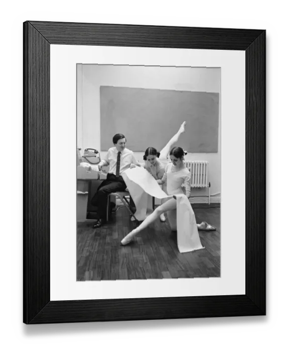 Framed Print : Royal Ballet Company dancers Lesley Collier aged 22 from Orpington and Marilyn Thompson Framed Print : Royal Ballet Company dancers Lesley Collier aged 22 from Orpington and Marilyn Thompson