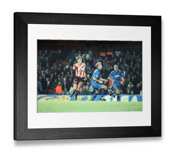 Framed Print : Southampton v Newcastle United 24th October 1993 Matt Le Tissier Southampton No 7
