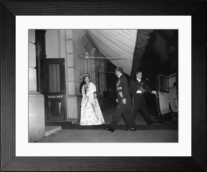 Framed Print : Mohammad-Reza Shah Pahlavi, the Shah of Iran, attends a gala performance of the ballet of Framed Print : Mohammad-Reza Shah Pahlavi, the Shah of Iran, attends a gala performance of the ballet of