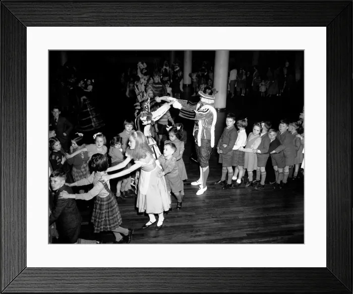 Framed Print : Mad Hatters tea party. 22nd December 1953