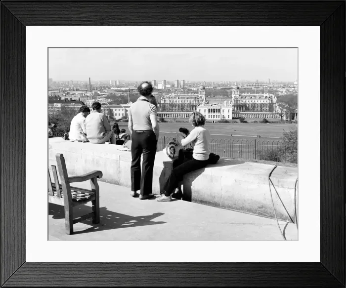 Framed Print : Views of Greenwich Park. 28th March 1981 Framed Print : Views of Greenwich Park. 28th March 1981