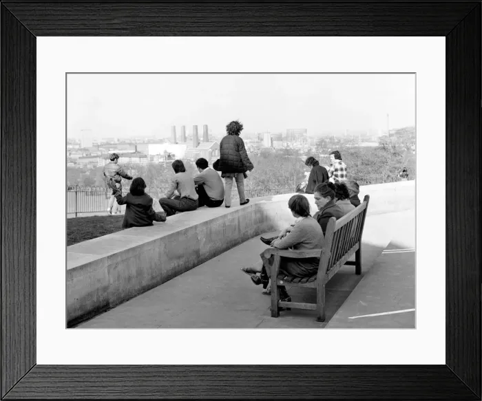 Framed Print : Views of Greenwich Park. 28th March 1981 Framed Print : Views of Greenwich Park. 28th March 1981