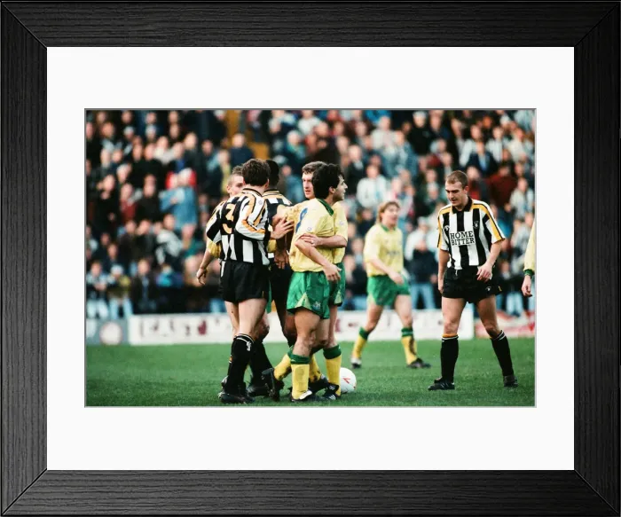 Framed Print : Championship League match at Meadow Lane. Notts County 0 v Newcastle United 2