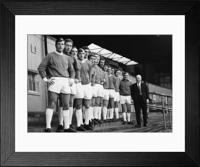 Framed Print : The Bristol Rovers football team with manager Bill Dodgin at their Eastville Stadium home Framed Print : The Bristol Rovers football team with manager Bill Dodgin at their Eastville Stadium home