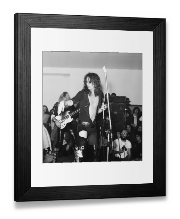 Framed Print : American rock singer Alice Cooper performing on stage during a concert on his Love It To Framed Print : American rock singer Alice Cooper performing on stage during a concert on his Love It To