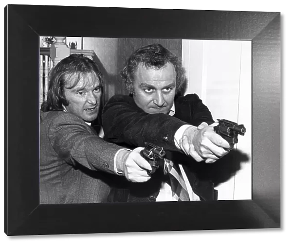 Dennis Waterman (L) and John Thaw in The Sweeney television series