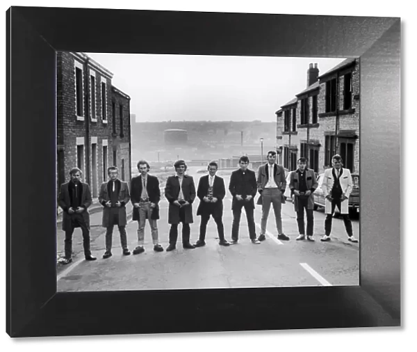 Teddy Boys in Gateshead, Tyne and Wear, England, Circa 1965