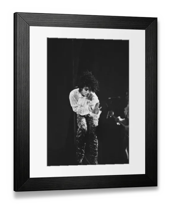 Framed Print : Prince performing on stage at the Joe Louis Arena, Chicago 11th November 1984