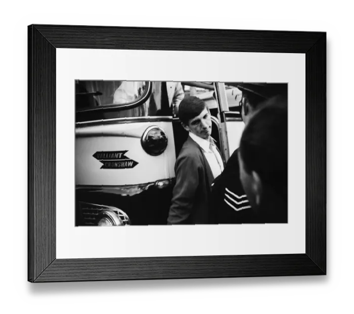 Framed Print : England footballer Martin Peters travels to Wembley with the rest of the England team Framed Print : England footballer Martin Peters travels to Wembley with the rest of the England team