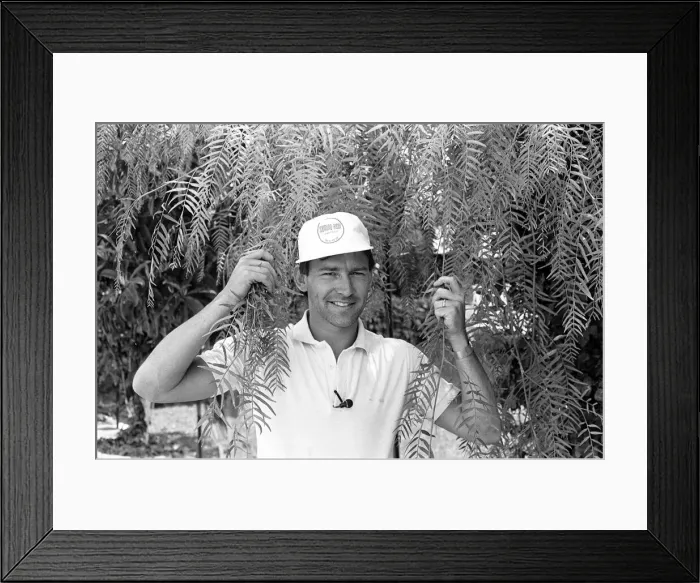 Framed Print : England captain Bryan Robson in relaxed mood at the Cima Club in Monterrey Framed Print : England captain Bryan Robson in relaxed mood at the Cima Club in Monterrey