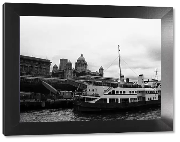 Royal Iris Mersey Ferry in Liverpool 5t August 1980