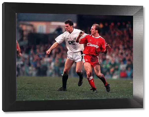 Swansea City v Liverpool FA Cup match at the Liberty Stadium 6th January 1990
