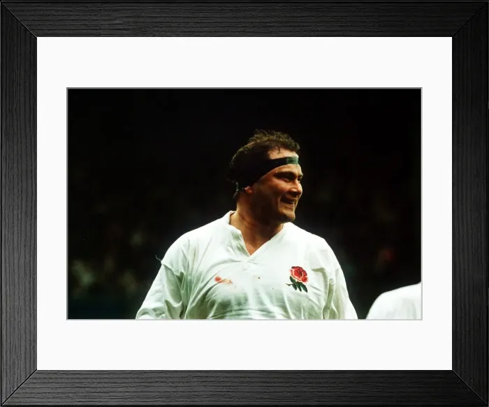 Framed Print : England rugby player Brian Moore. Circa 1992 Framed Print : England rugby player Brian Moore. Circa 1992