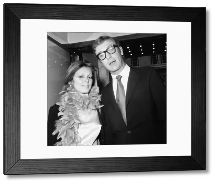 Framed Print : Oedipus The King Premiere, stars Michael Caine and Elizabeth Ercy. 11th June 1968 Framed Print : Oedipus The King Premiere, stars Michael Caine and Elizabeth Ercy. 11th June 1968