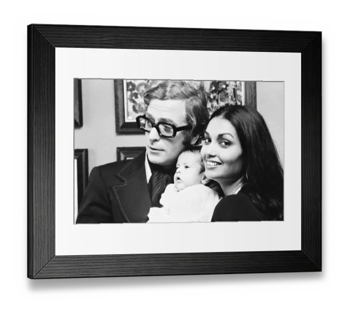 Framed Print : Actor Michael Caine and his wife Shakira hold a photocall at the White Elephant Framed Print : Actor Michael Caine and his wife Shakira hold a photocall at the White Elephant
