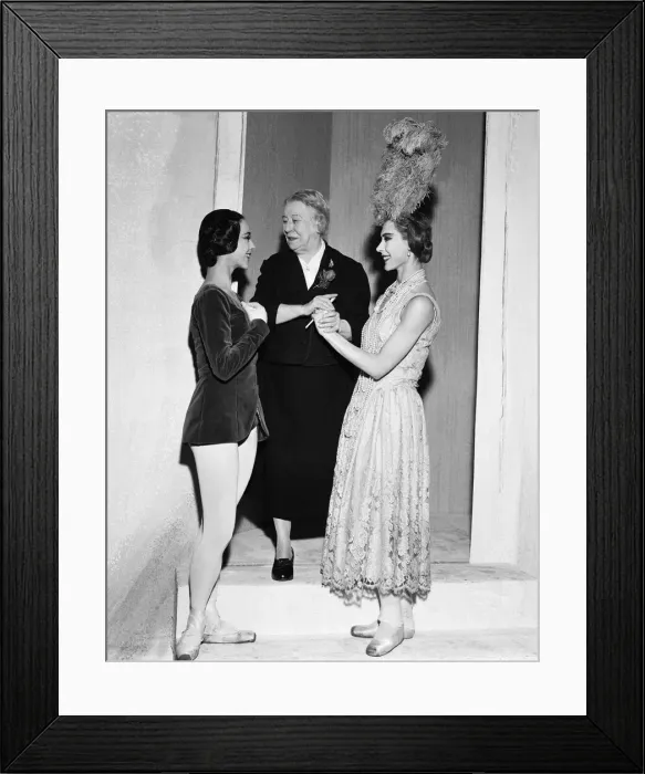 Framed Print : The great Russian choreographer Branislava Nijinska with Svetalana Berisova Framed Print : The great Russian choreographer Branislava Nijinska with Svetalana Berisova