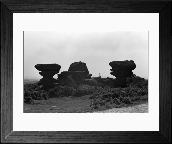 Framed Print : Brimham Rocks, Brimham Moor, North Yorkshire. September 1971 Framed Print : Brimham Rocks, Brimham Moor, North Yorkshire. September 1971