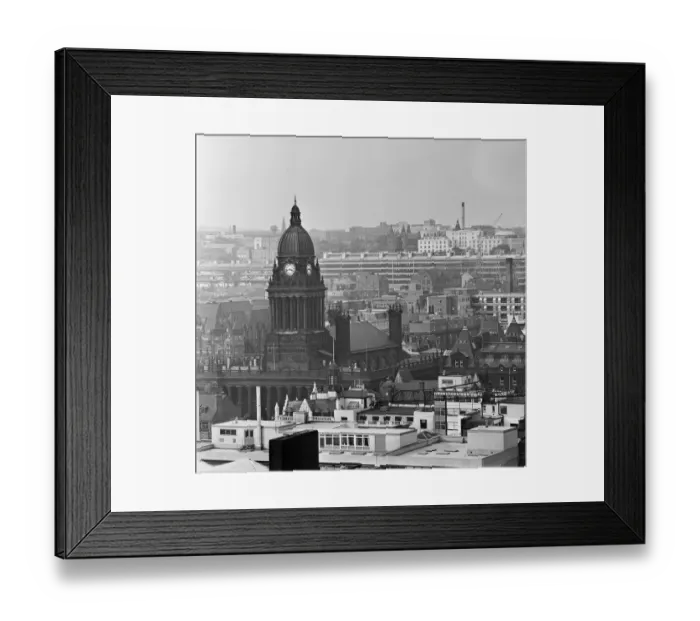 Framed Print : General views of Leeds, South Yorkshire. 13th December 1967 Local Caption